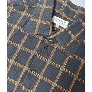 Tuttle Mens Collection Button Up Shirt Men's Sz XLTG Geometric Pattern